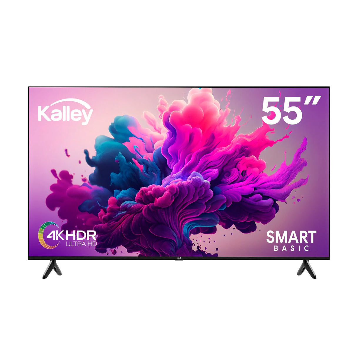 Televisor Kalley Smart TV 55" Pulgadas whaleOS Negro 135x83cm con Control Inteligente y con Bluetooth - TELEVISORES | Bylmo