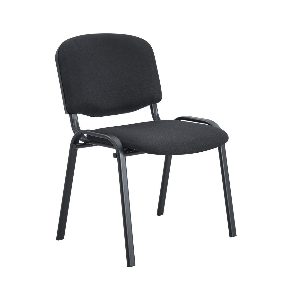 Set X 5 Sillas Interlocutoras BM 1105 Negro 54x77cm con Espaldar y sin Reposapies - SILLAS Y BUTACOS | Bylmo