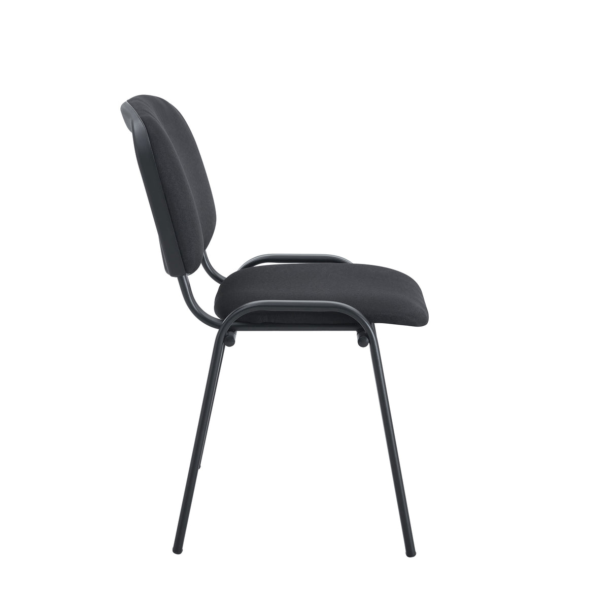 Set X 5 Sillas Interlocutoras BM 1105 Negro 54x77cm con Espaldar y sin Reposapies - SILLAS Y BUTACOS | Bylmo