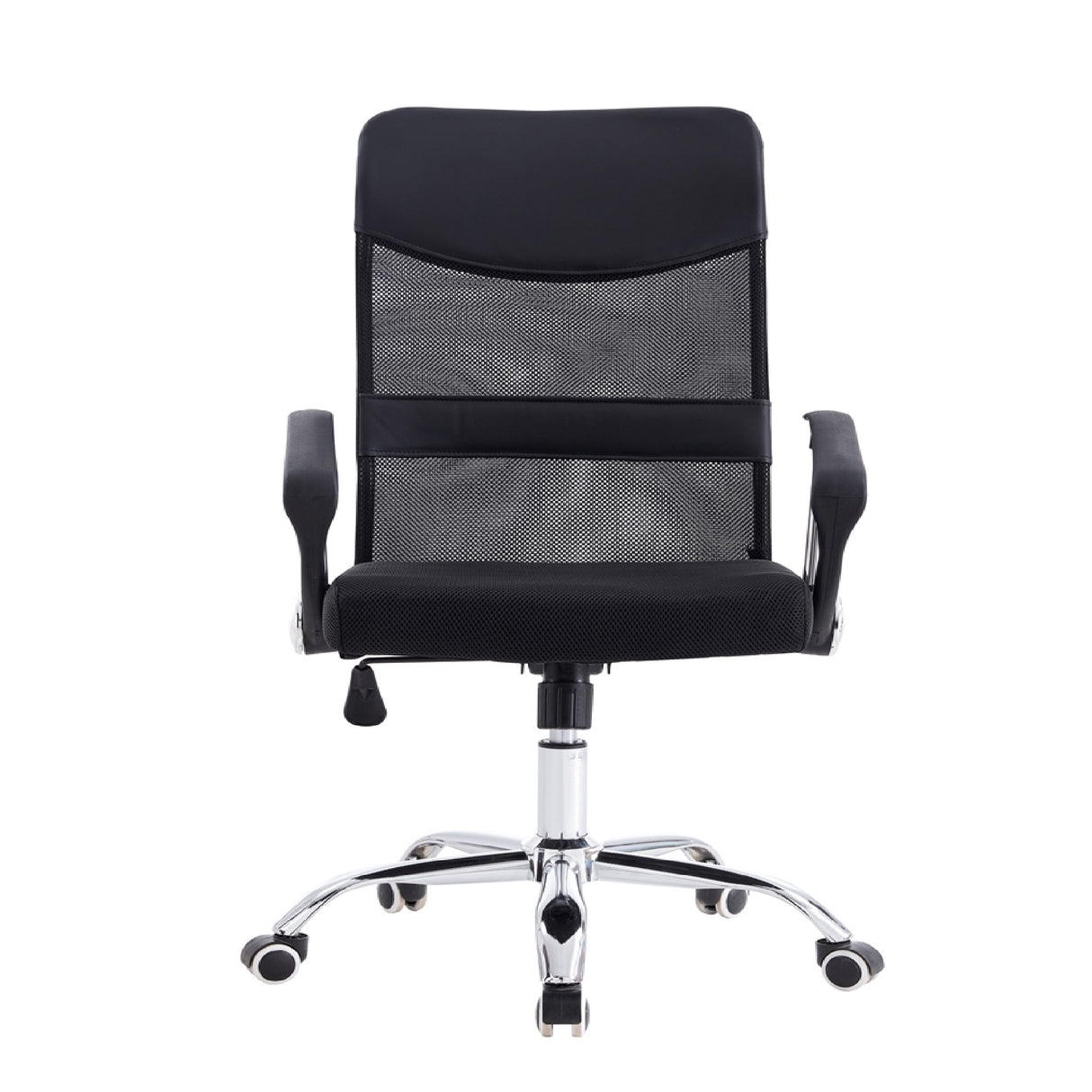 Silla de Oficina X50 Negro 65x107cm con Apoyabrazos - SILLAS DE OFICINA | Bylmo
