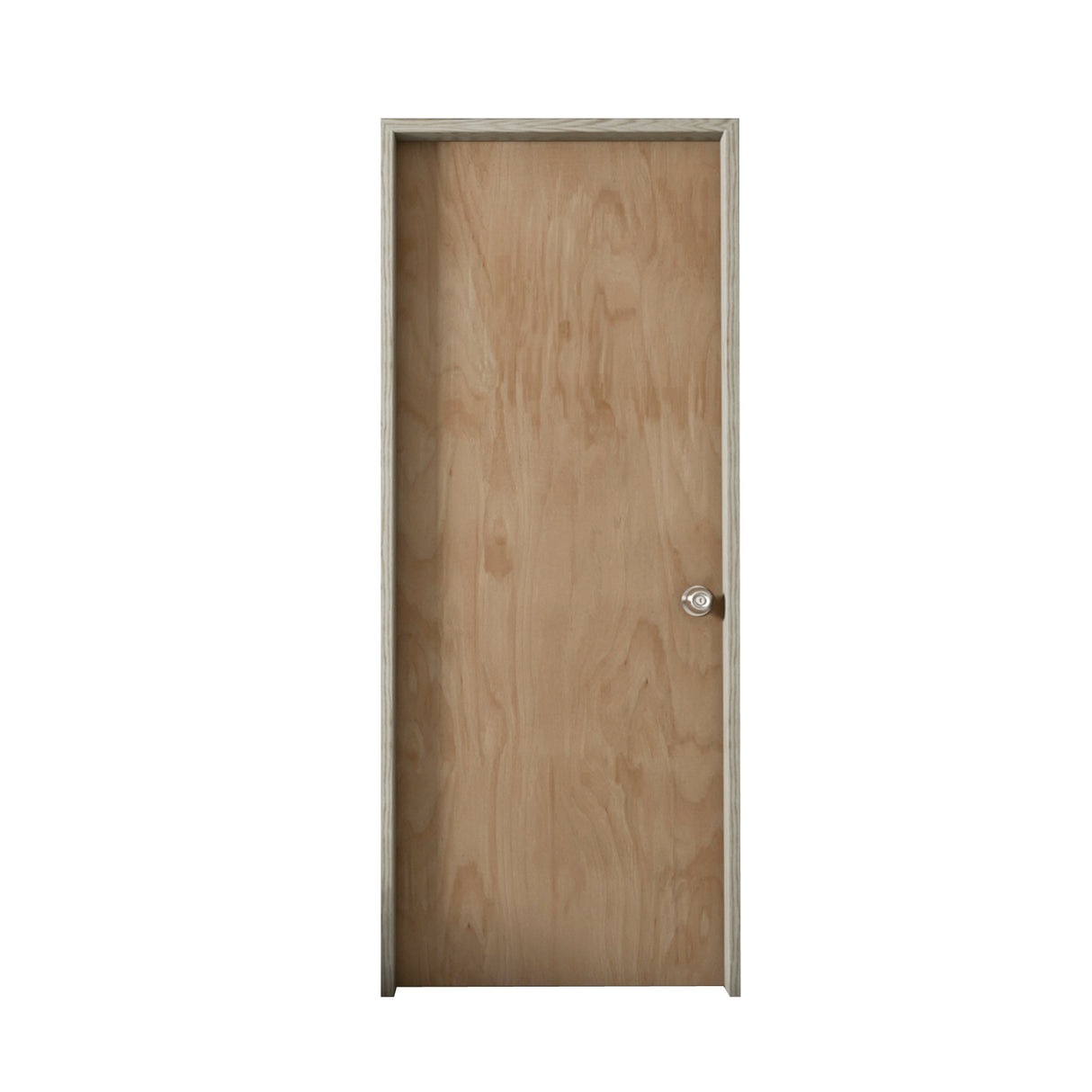 Puerta Okume Madera 75x200cm Virgen sin Marco y sin Chapa - PUERTAS | Bylmo