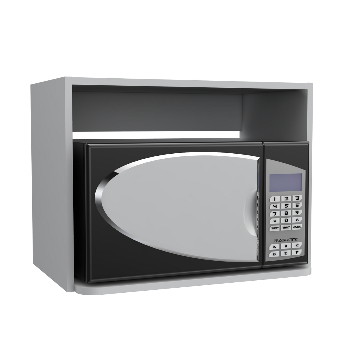 Mueble Auxiliar de Cocina Eco Blanco 60x45cm con Dos Compartimientos - BARRAS Y MUEBLES AUXILIARES | Bylmo