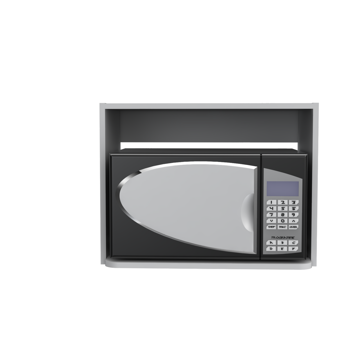 Mueble Auxiliar de Cocina Eco Blanco 60x45cm con Dos Compartimientos - BARRAS Y MUEBLES AUXILIARES | Bylmo