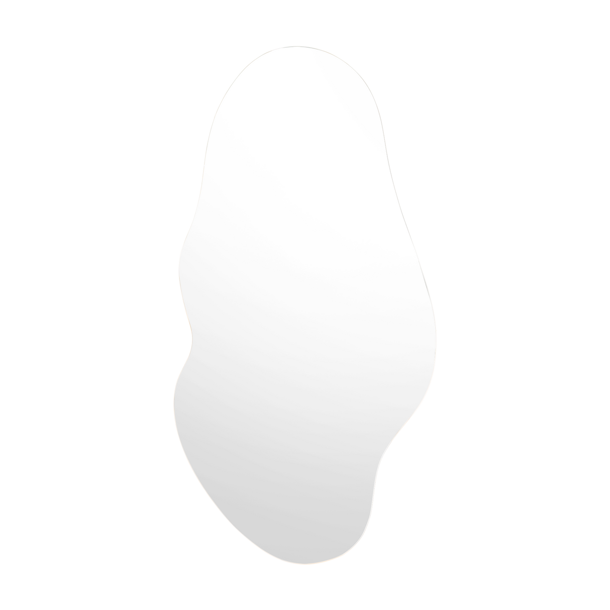 Espejo de Pared Praga Gris 50x1.9cm Asimetrico - ESPEJOS DE BANHO | Bylmo