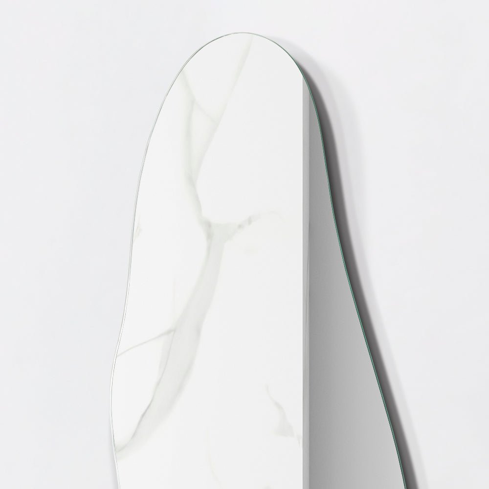 Espejo de Pared Praga Gris 50x1.9cm Asimetrico - ESPEJOS DE BANHO | Bylmo