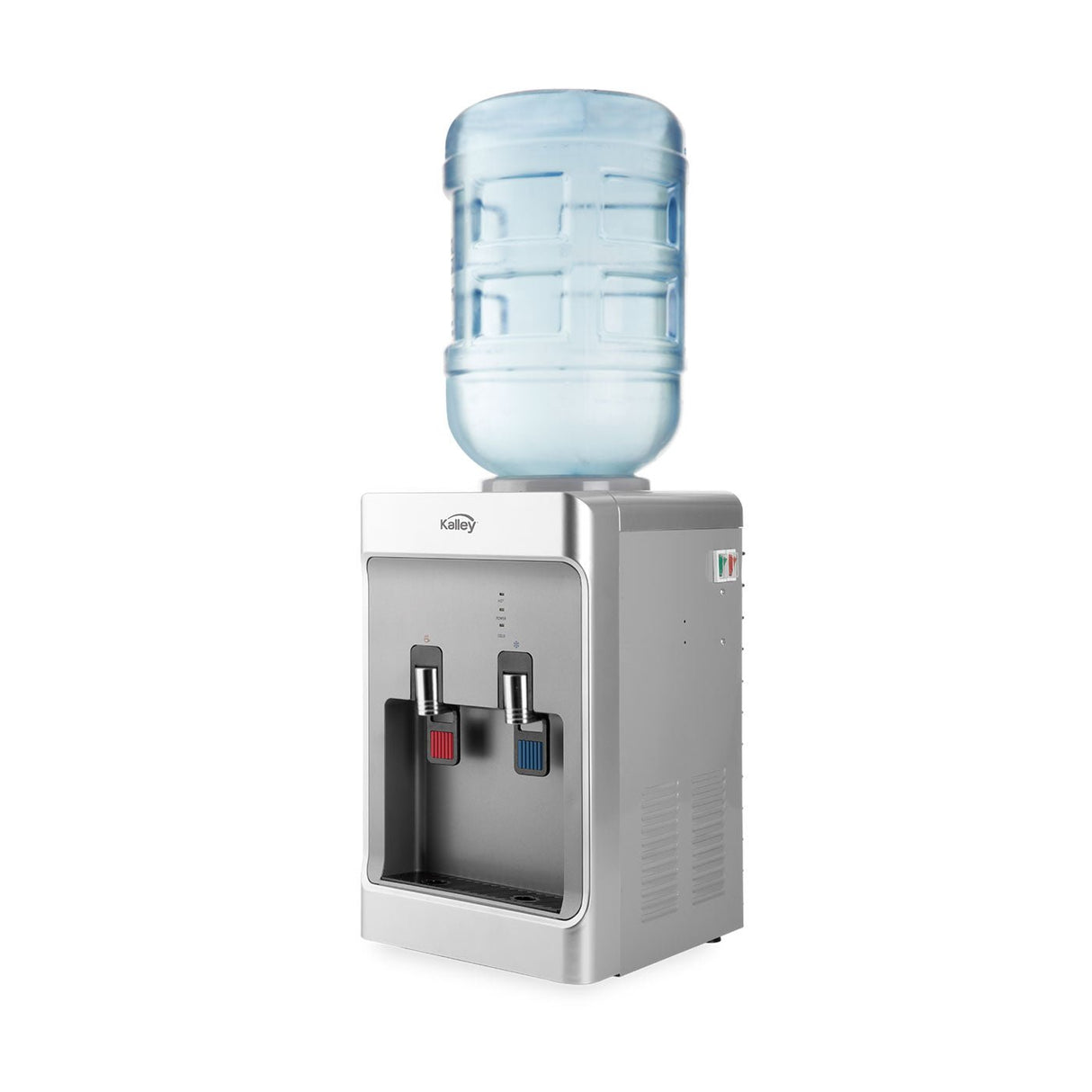 Dispensador de Agua Kalley Gris 31x52.5cm de Botellon de Piso - DISPENSADORES DE AGUA | Bylmo