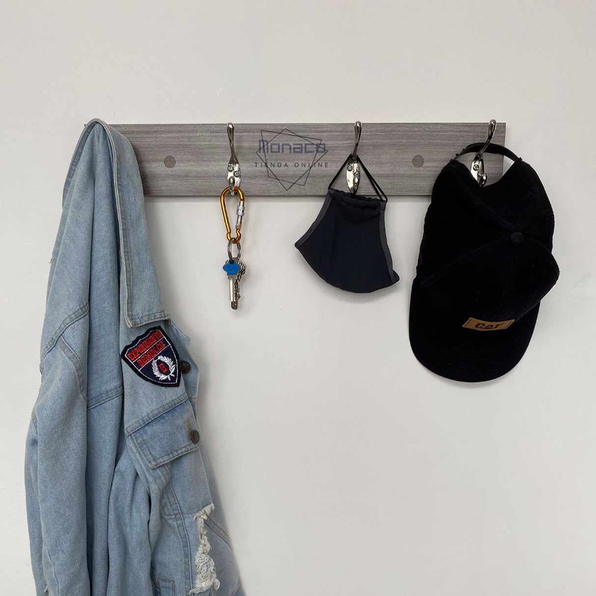 Perchero Humo 50x8cm de Pared - PERCHEROS | Bylmo