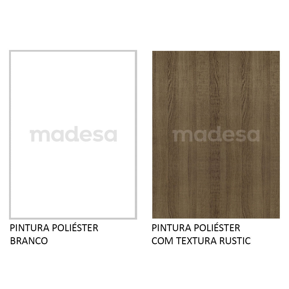 Combo Escritorio Gamer y Panel de TV Blanco y Marron 136x75cm para TV hasta 65 Pulgadas Sin Cajones y con Organizador de Libros y Consolas - ESCRITORIOS | Bylmo