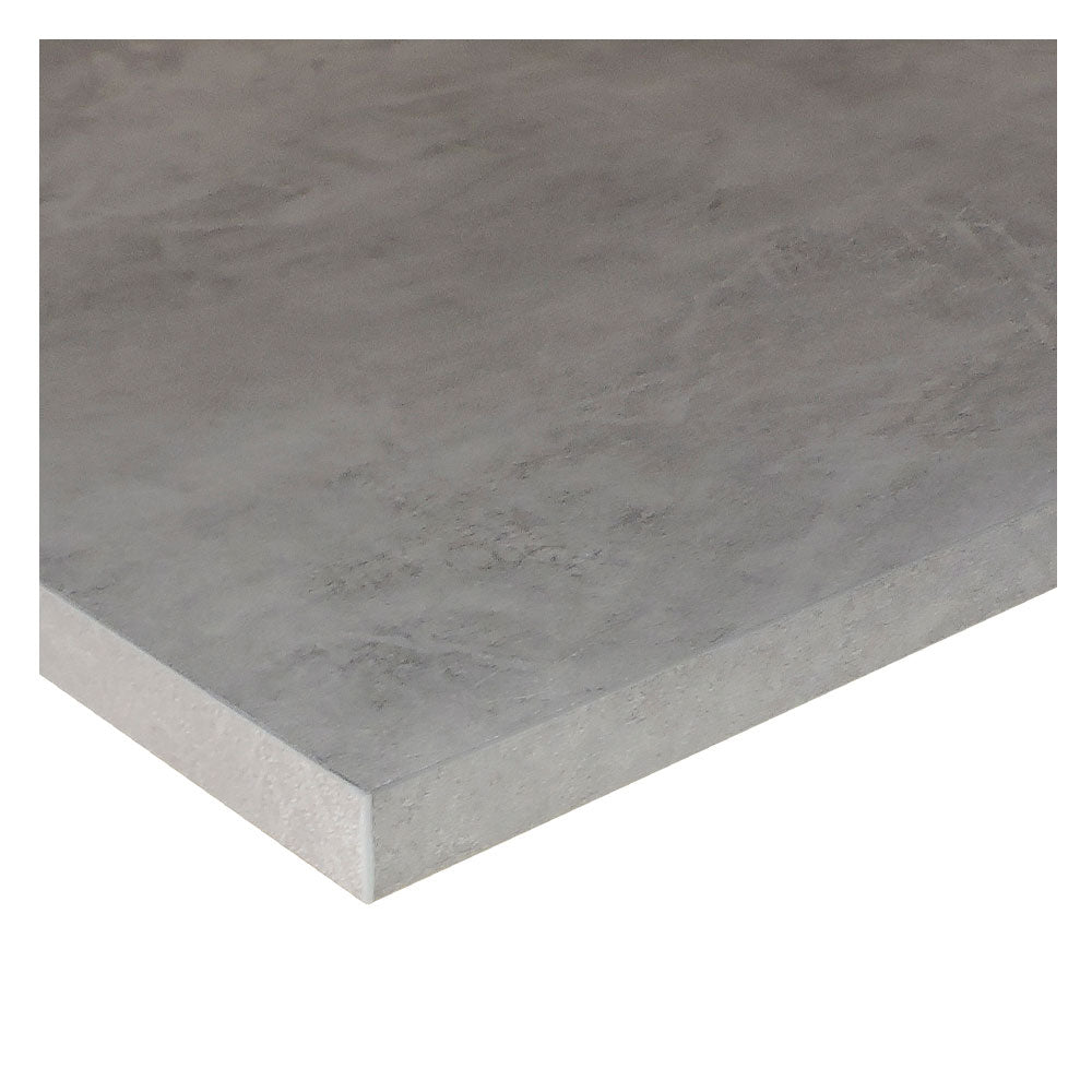 Mesón de Cocina Gris 120x52cm de Madera Aglomerada Mdp Acabado Mate sin Pozuelo - MESONES DE COCINA | Bylmo