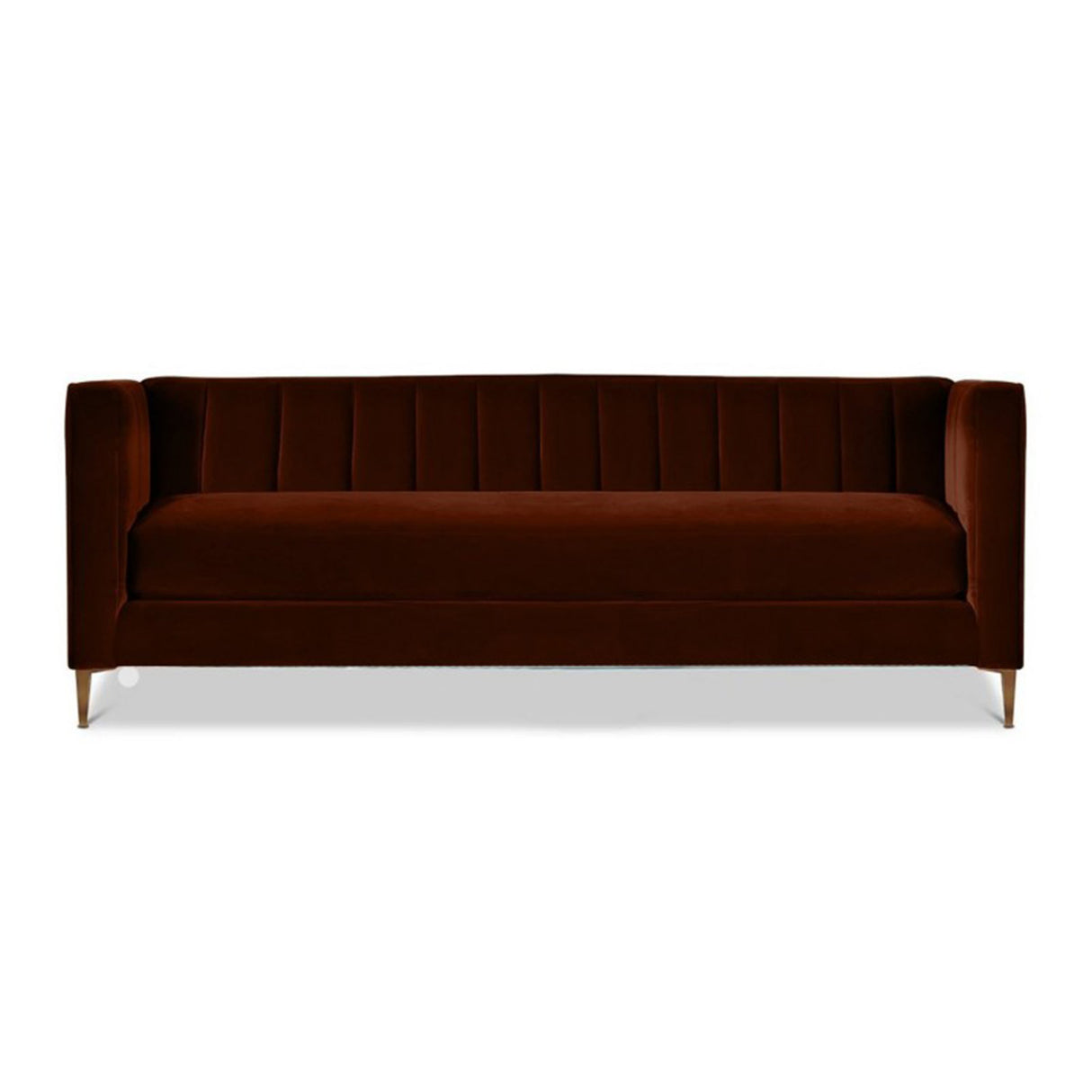 Sofá Saira Café 200x80cm Microfibra de Un Puesto - SOFAS Y POLTRONAS | Bylmo