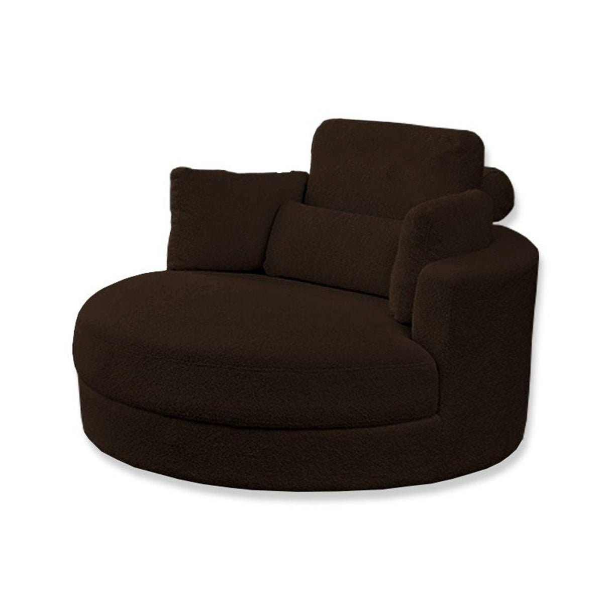 Silla Poltrona One Pice Café 80x90cm Microfibra de Un Puesto - SOFAS Y POLTRONAS | Bylmo