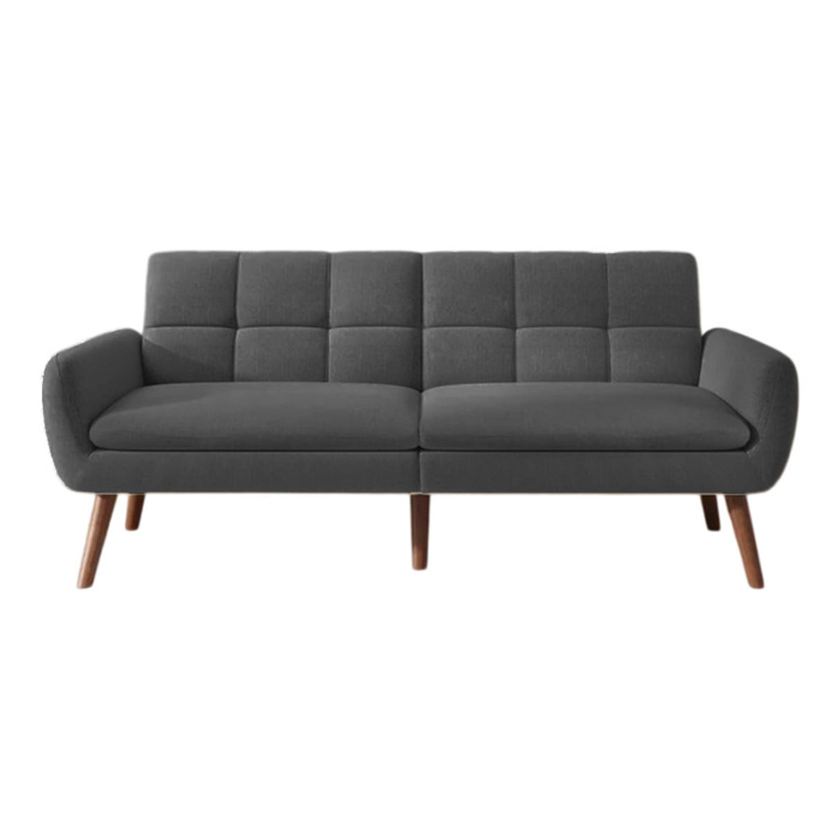 Sofá Cama Olmo Negro 180x90cm Microfibra de Dos Puestos Reclinable - SOFAS Y POLTRONAS | Bylmo