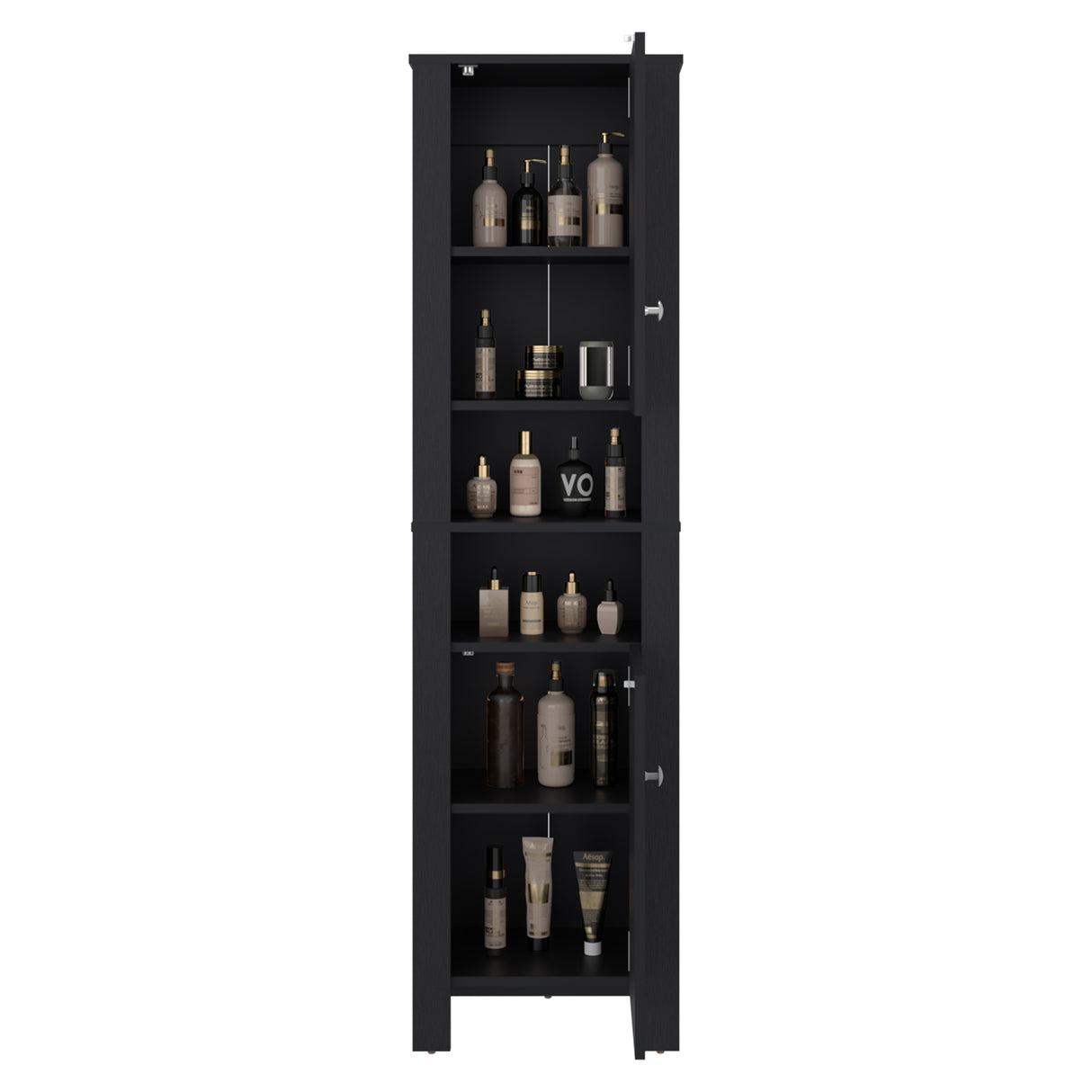 Mueble para Baño Vanessa Wengue 44.1x160.7cm con Cinco Entrepanos - OTROS MUEBLES PARA BANHO | Bylmo