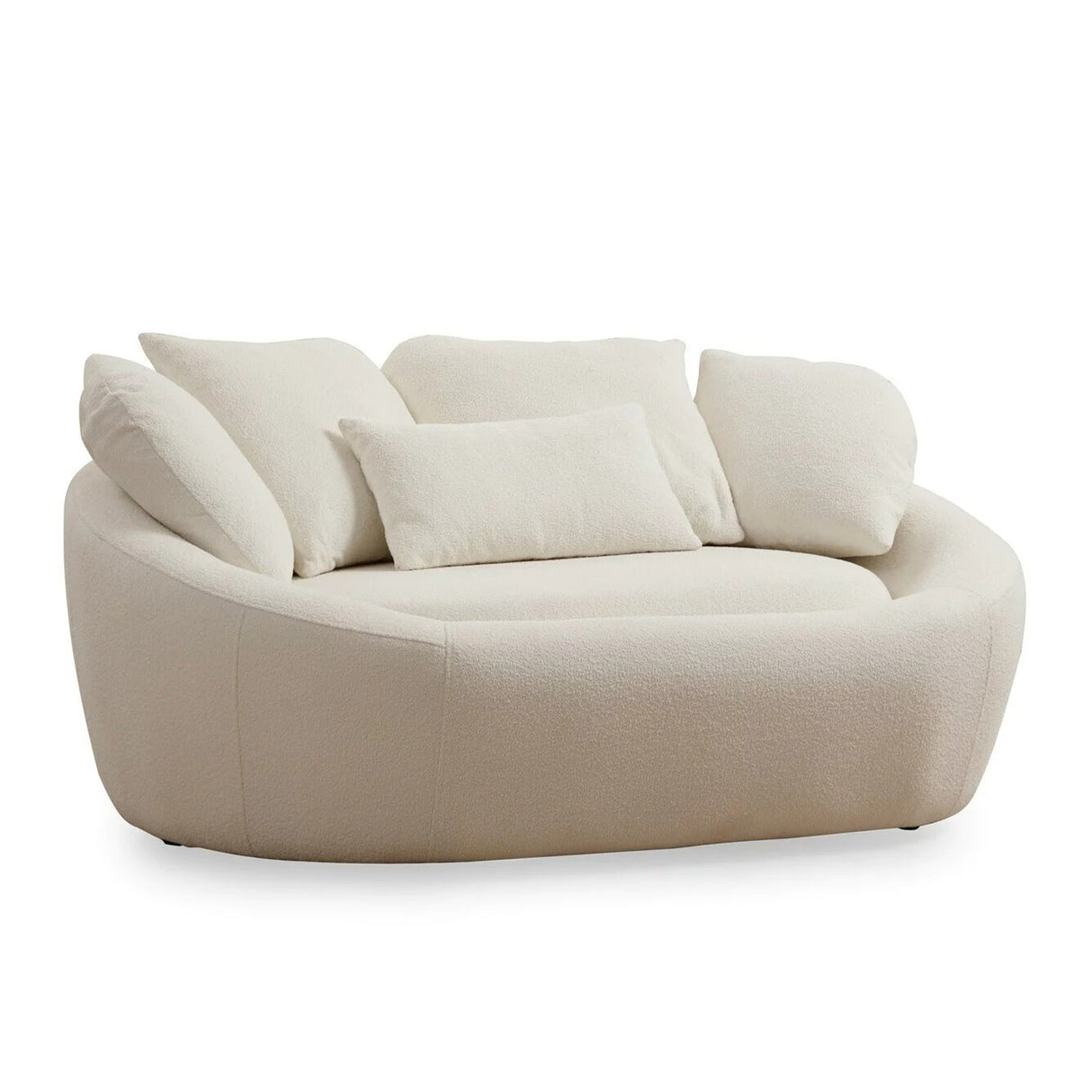 Sofá Altadena Beige Claro 121x67cm De Dos Puestos con Apoya Brazos - SOFAS Y POLTRONAS | Bylmo