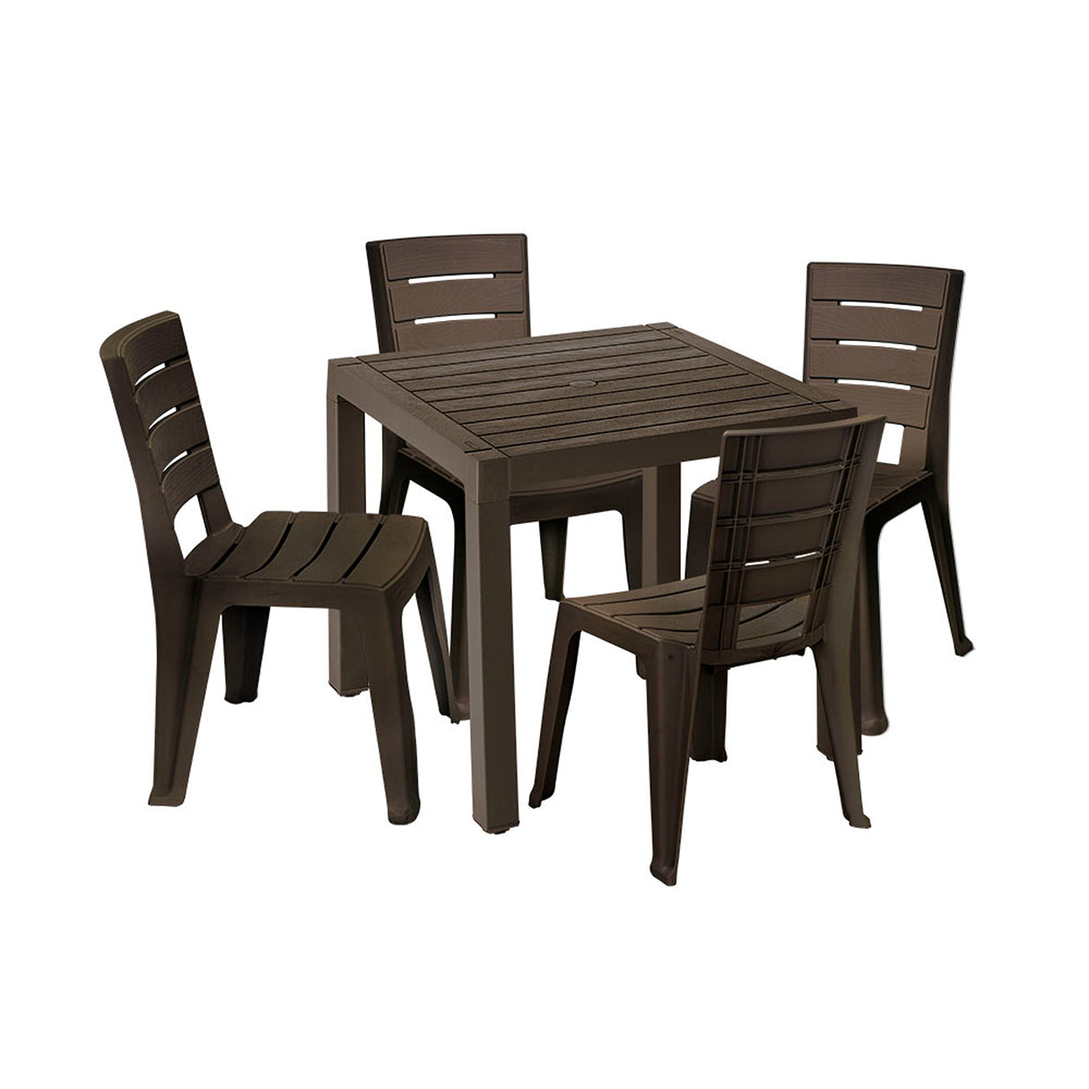Silla Rimax Barú Wengue 46.9x81.6cm con Espaldor y sin Apoya Brazos - SILLAS Y BUTACOS | Bylmo