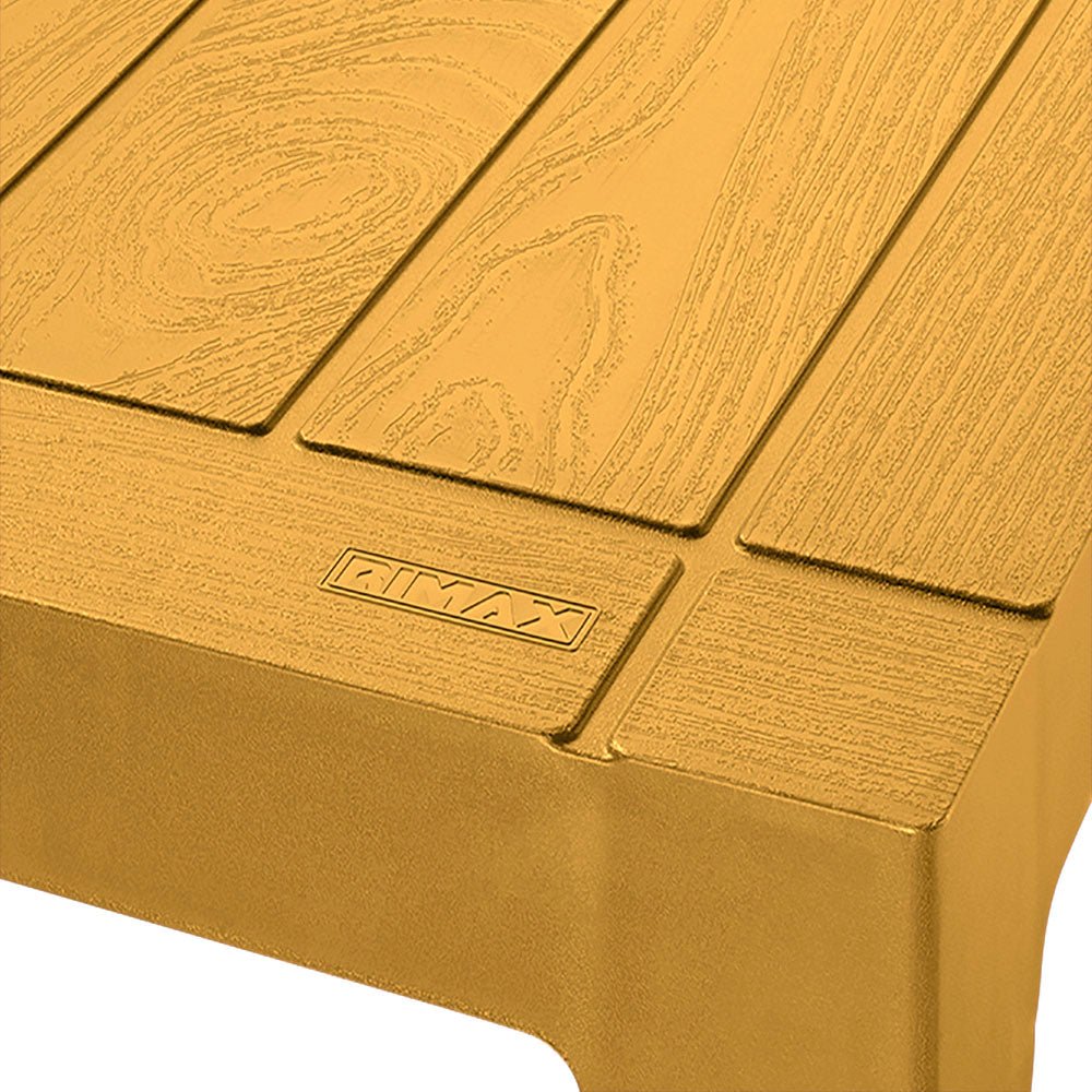 Mesa Auxiliar Rimax Barú Trendy Amarillo 75.3x73.5cm Cuadrado - MESAS AUXILIARES | Bylmo