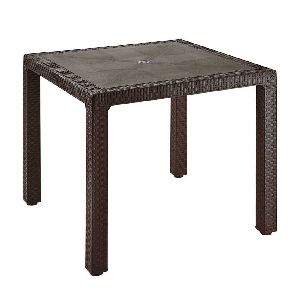 Mesa Auxiliar Rimax Eterna Wengue 80.5x72.5cm Cuadrado - MESAS AUXILIARES | Bylmo