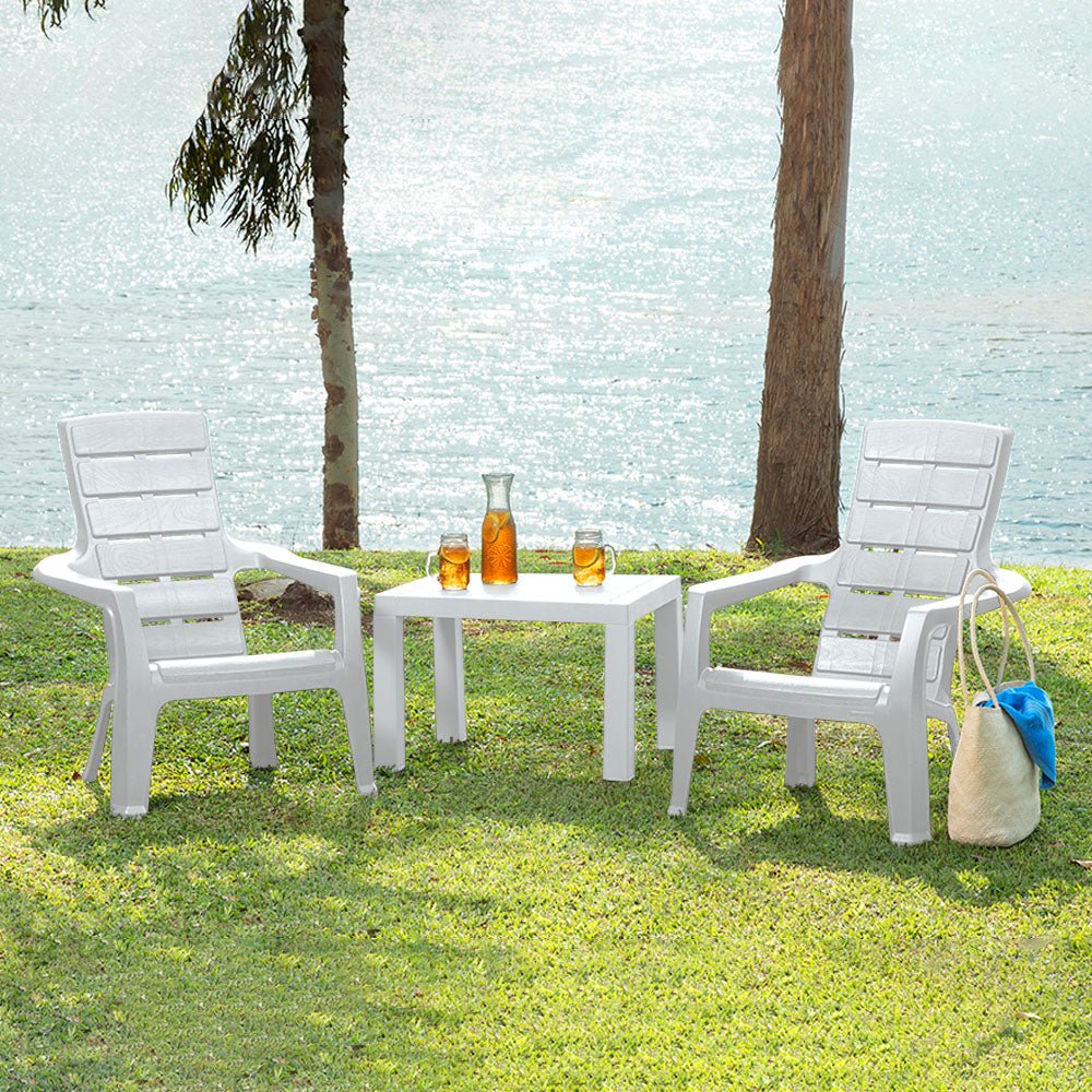 Silla Playera Rimax Barú Gris Hielo 67.5x89.1cm con Apoya Brazos y con Espaldar - SILLAS DE EXTERIOR | Bylmo