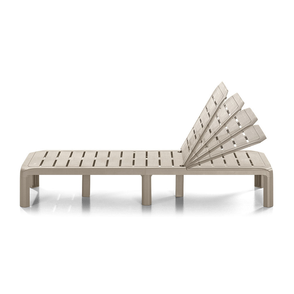 Cama Asoleadora Rimax Barú Taupe 57.5x29cm con Espaldar - SILLAS DE EXTERIOR | Bylmo