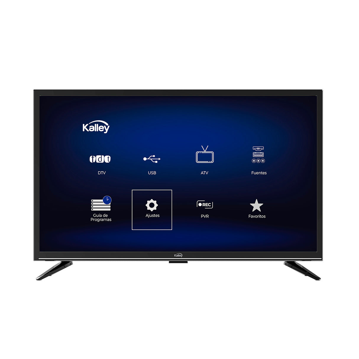 Televisor Kalley Negro 54.91x33.06cm de 24" Pulgadas Hd 768P - TELEVISORES | Bylmo