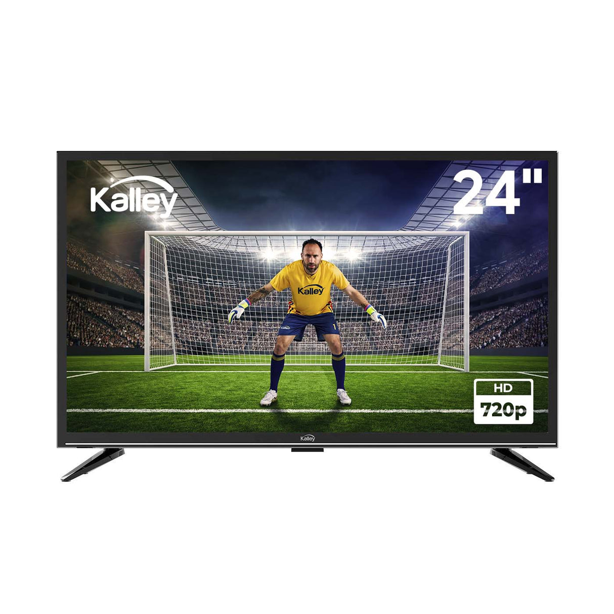 Televisor Kalley Negro 54.91x33.06cm de 24" Pulgadas Hd 768P - TELEVISORES | Bylmo