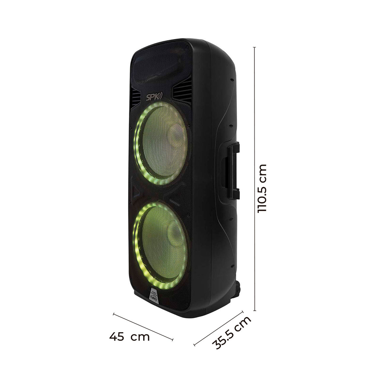 Parlante Kalley Negro 45x110.5cm con Conexión Bluetooth - PARLANTES | Bylmo