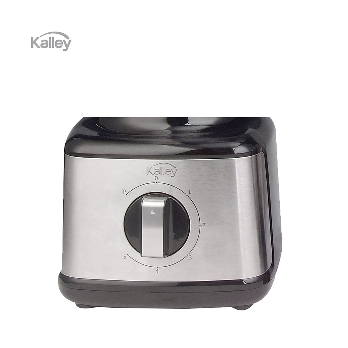 Licuadora Kalley Negro y Gris 22.5x38.7cm de Cuatro Aspas para 1.5 Litros y Cinco Velocidades - LICUADORAS Y PROCESADORES | Bylmo