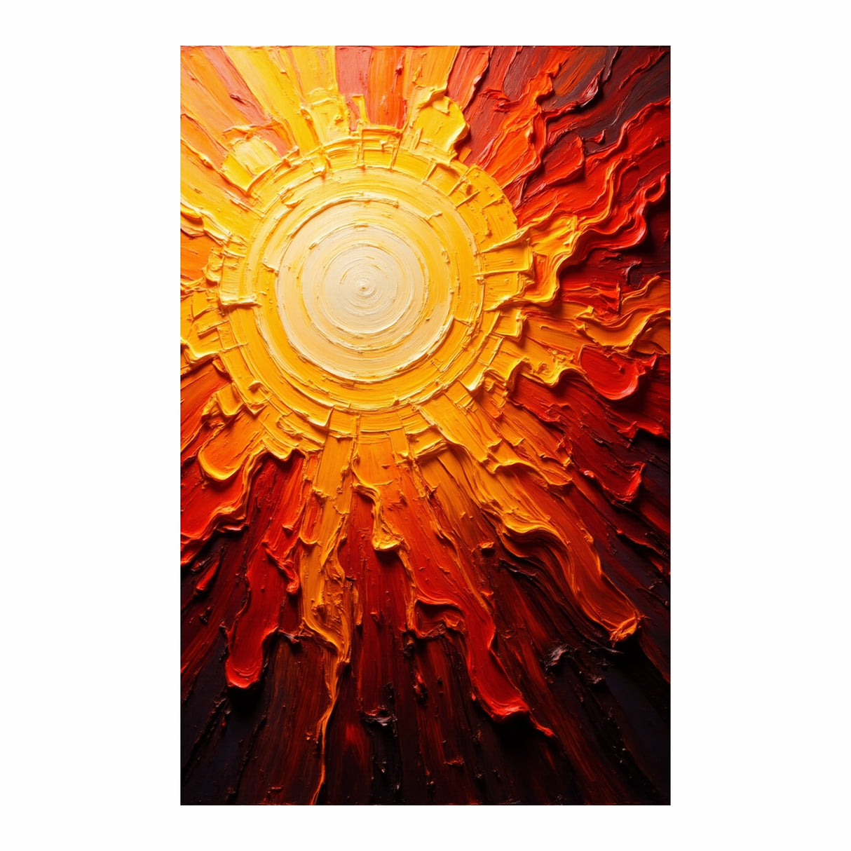 Cuadro decorativo Lienzo La Fuerza del Sol 60x93cm - CUADROS | Bylmo