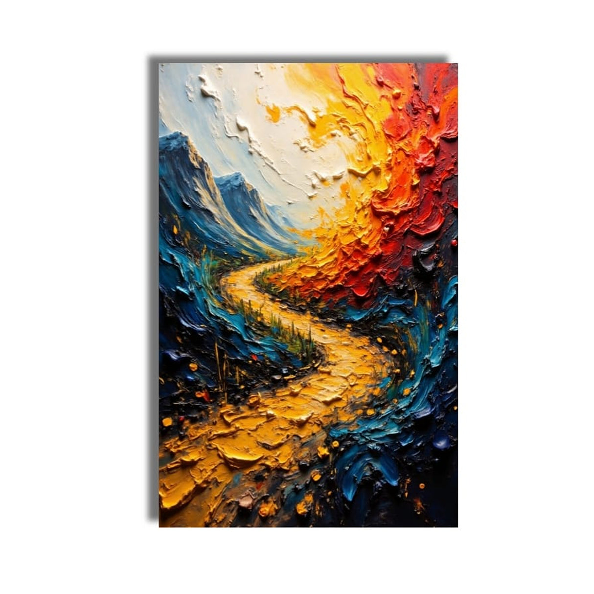 Cuadro decorativo Lienzo Fotografía de un Camino Diferente 60x93cm - CUADROS | Bylmo