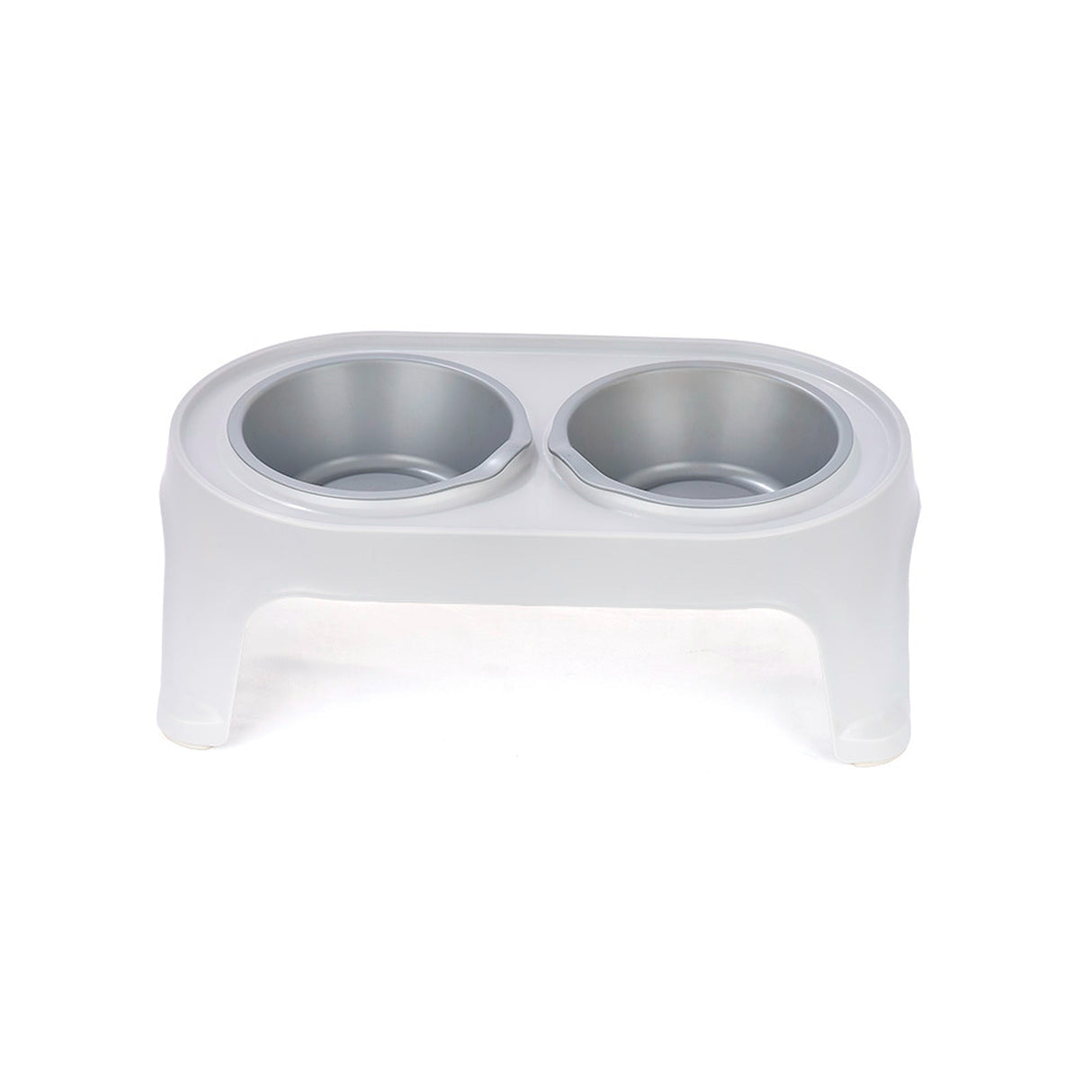 Comedero Alto para Perros Rimax Gris Hielo 44.5x16.5cm Para Perros Pequeños - COMEDEROS Y BEBEDEROS PARA MASCOTAS | Bylmo
