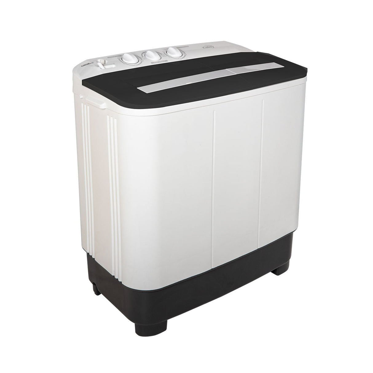 Lavadora Semiautomática Kalley Blanco y Negro 82.7x86.5cm Para Carga de 10 Kilogramos - LAVADORAS Y SECADORAS | Bylmo