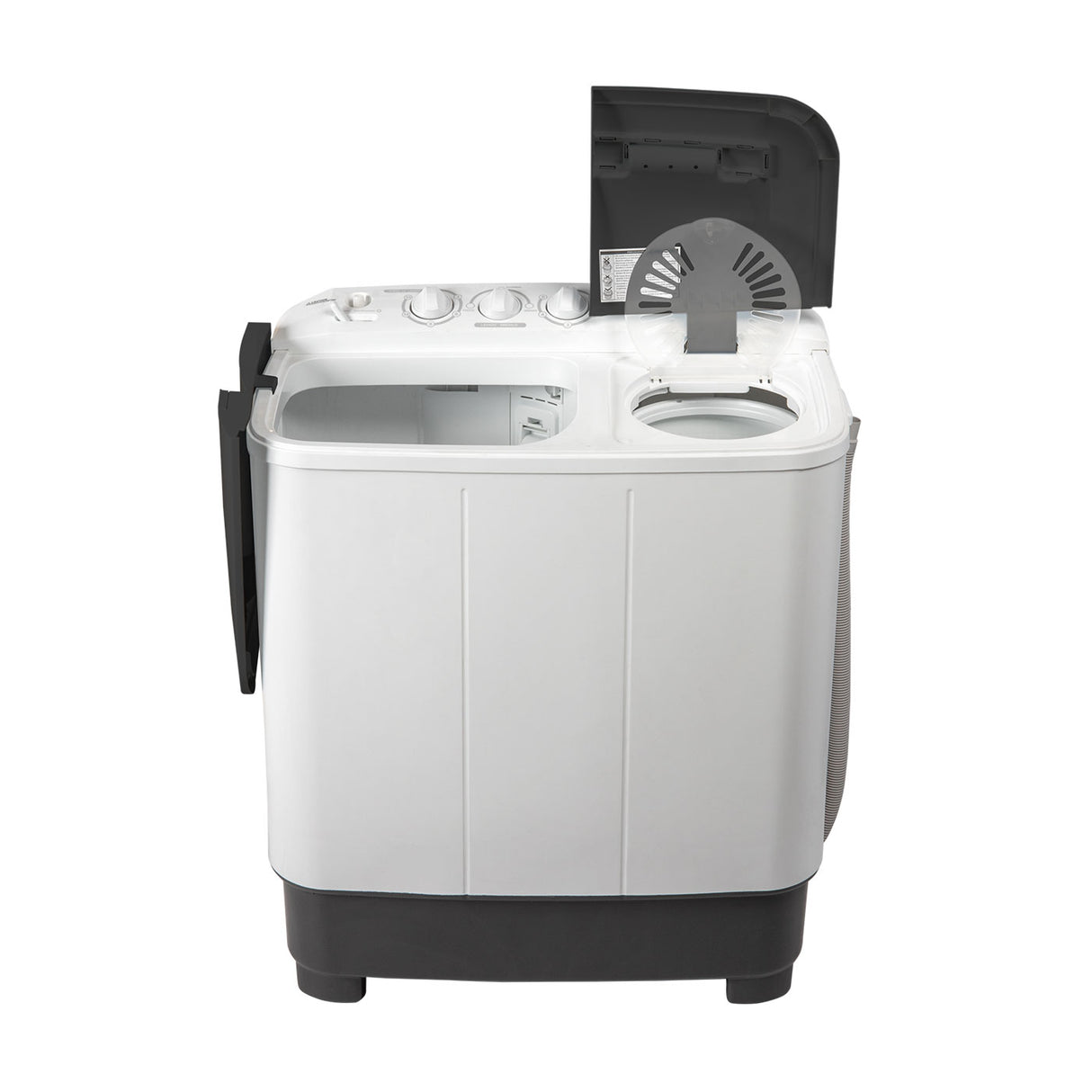 Lavadora Semiautomática Kalley Blanco y Negro 82.7x86.5cm Para Carga de 10 Kilogramos - LAVADORAS Y SECADORAS | Bylmo