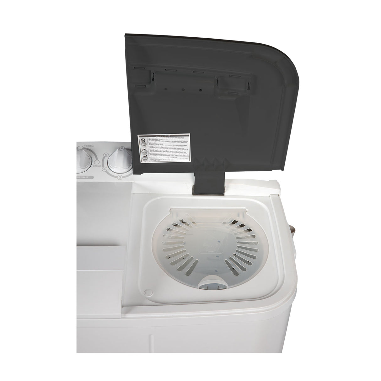 Lavadora Semiautomática Kalley Blanco y Negro 82.7x86.5cm Para Carga de 10 Kilogramos - LAVADORAS Y SECADORAS | Bylmo