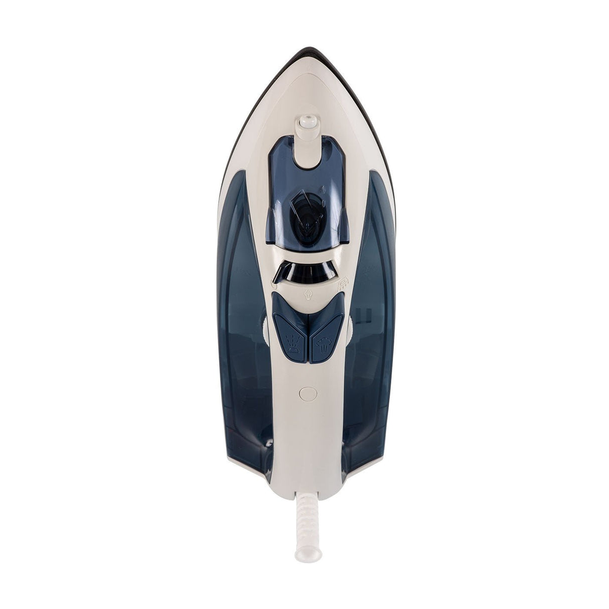 Plancha de Vapor para Ropa Kalley Azul Oscuro y Blanco 24x12cm con Rociador de Agua - PLANCHAS | Bylmo