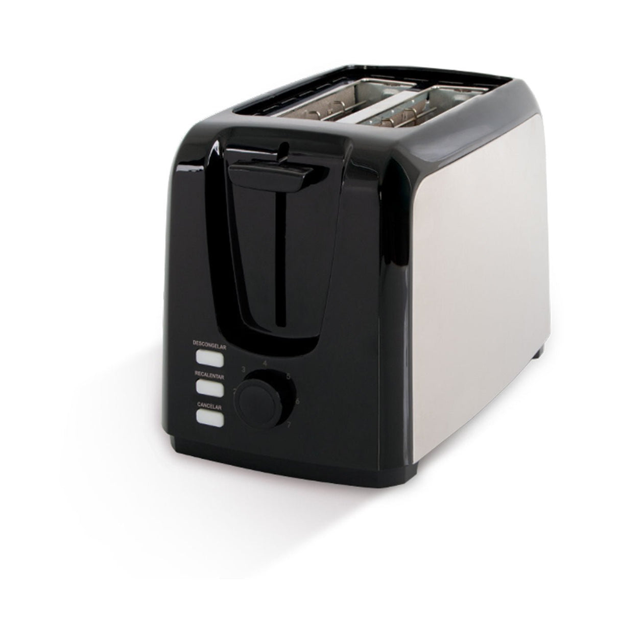 Tostadora Kalley Gris y Negro 26.6x17.9cm para Dos Rebanadas con Siete Niveles de Tostado - TOSTADORAS | Bylmo