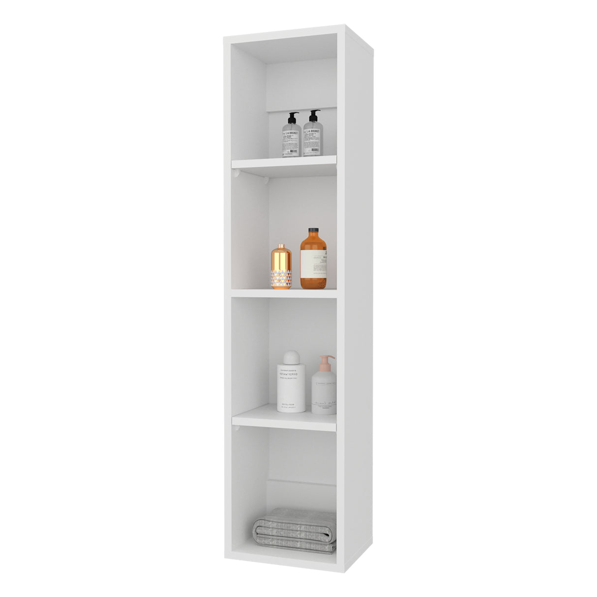 Gabinete de Baño Blanco 25x103cm Rectangular con Tres Entrepaños - GABINETES DE BANHO | Bylmo