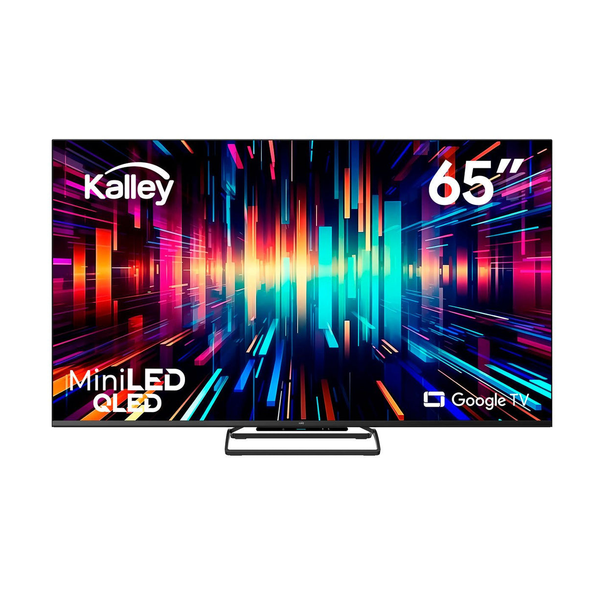 Televisor Kalley Smart de 65" Pulgadas Google TV Negro 145.25x84.53cm Qled 4K - TELEVISORES | Bylmo