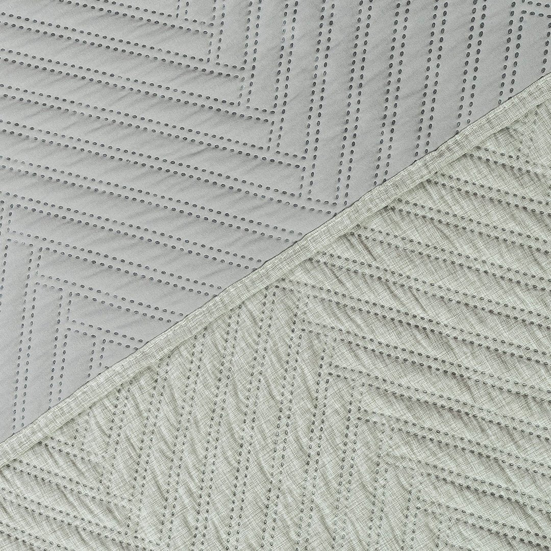 Tendido Kyoto Gris para Cama King 200 X 200 Cm Fondo Entero - TENDIDOS Y CUBRELECHOS | Bylmo