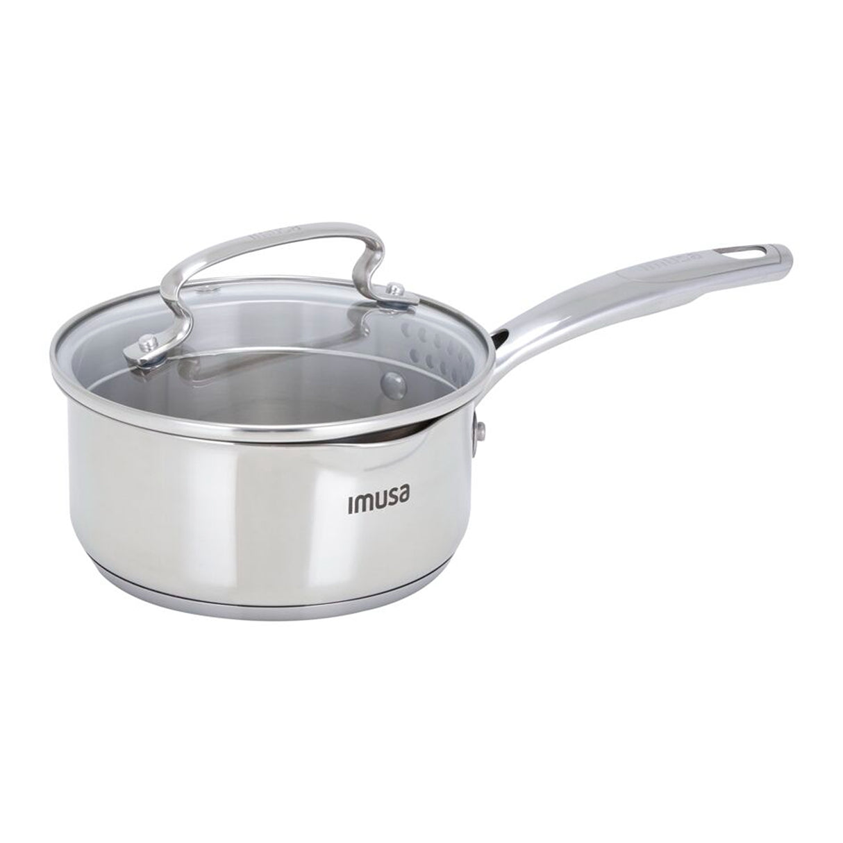 Batería de Cocina Imusa Maestro Plateado 54x19cm con Tapa - OLLAS Y SARTENES | Bylmo