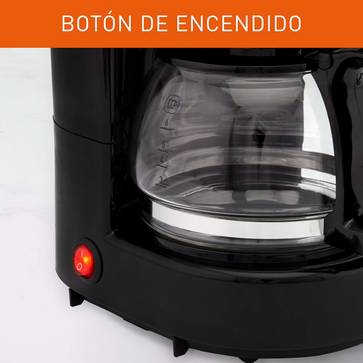 Cafetera Eléctrica Imusa Perfectta Negro y Plateado 15.5x27.3cm de Goteo para Seis Tazas - CAFETERAS ELECTRICAS | Bylmo