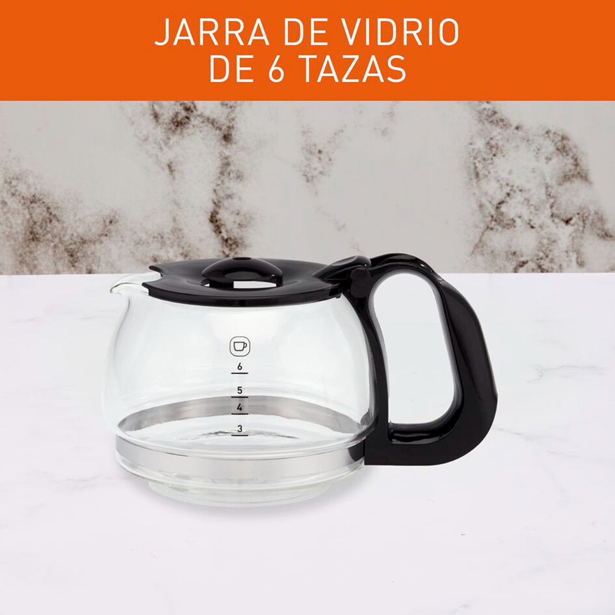 Cafetera Eléctrica Imusa Perfectta Negro y Plateado 15.5x27.3cm de Goteo para Seis Tazas - CAFETERAS ELECTRICAS | Bylmo