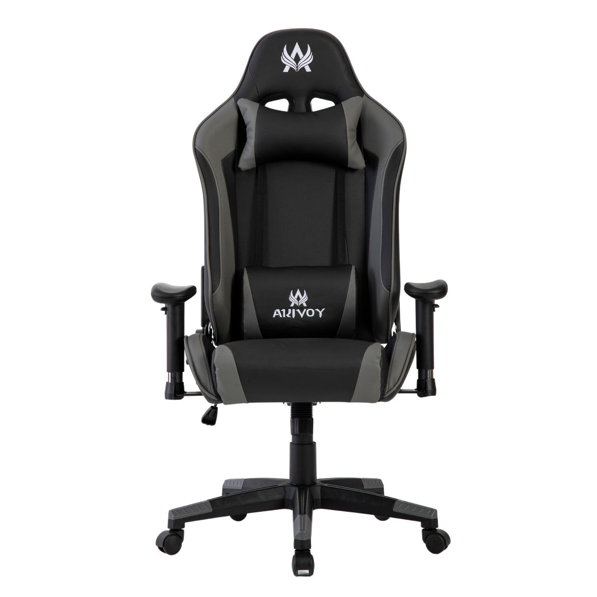 Silla Gamer Cupra Negro y Gris 54x137cm Reclinable con Soporte Lumbar y Apoya Cabezas