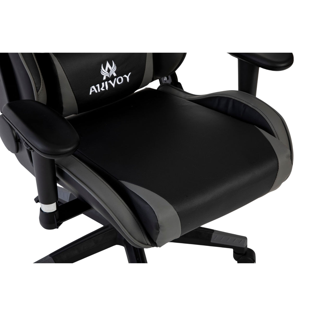 Silla Gamer Cupra Negro y Gris 54x137cm Reclinable con Soporte Lumbar y Apoya Cabezas