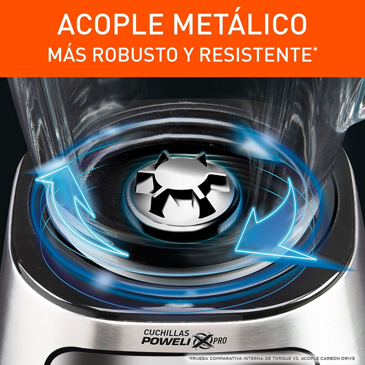 Licuadora Imusa Ultraforce Auto Plateado y Negro 18x39cm De Seis Aspas con capacidad de 2.2 Litros - LICUADORAS Y PROCESADORES | Bylmo