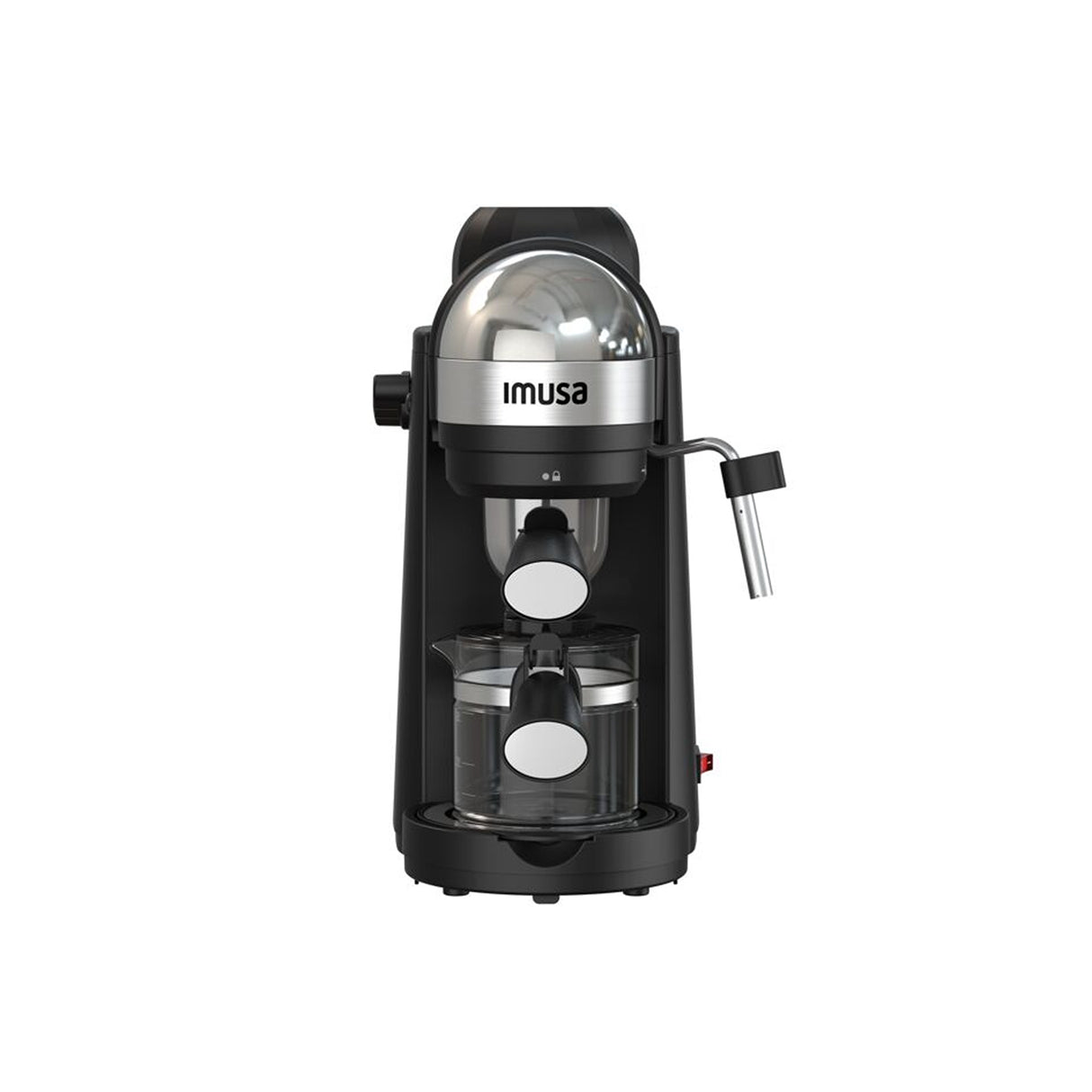 Máquina de Espresso Imusa Súbito Negro 16x31cm para Café Molido y para Cuatro Tazas - CAFETERAS ELECTRICAS | Bylmo