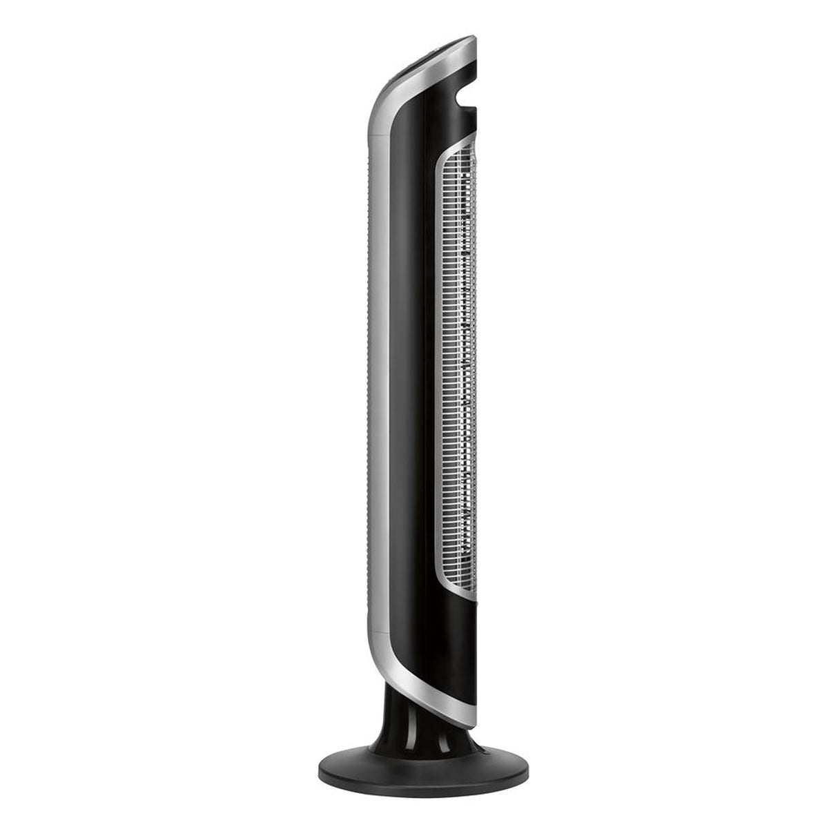 Ventilador de Torre Samurai Eole Infinite Plateado 28x100cm de Tres Velocidades con Control Remoto con Pantalla Digital y con Temporizador - VENTILADORES | Bylmo
