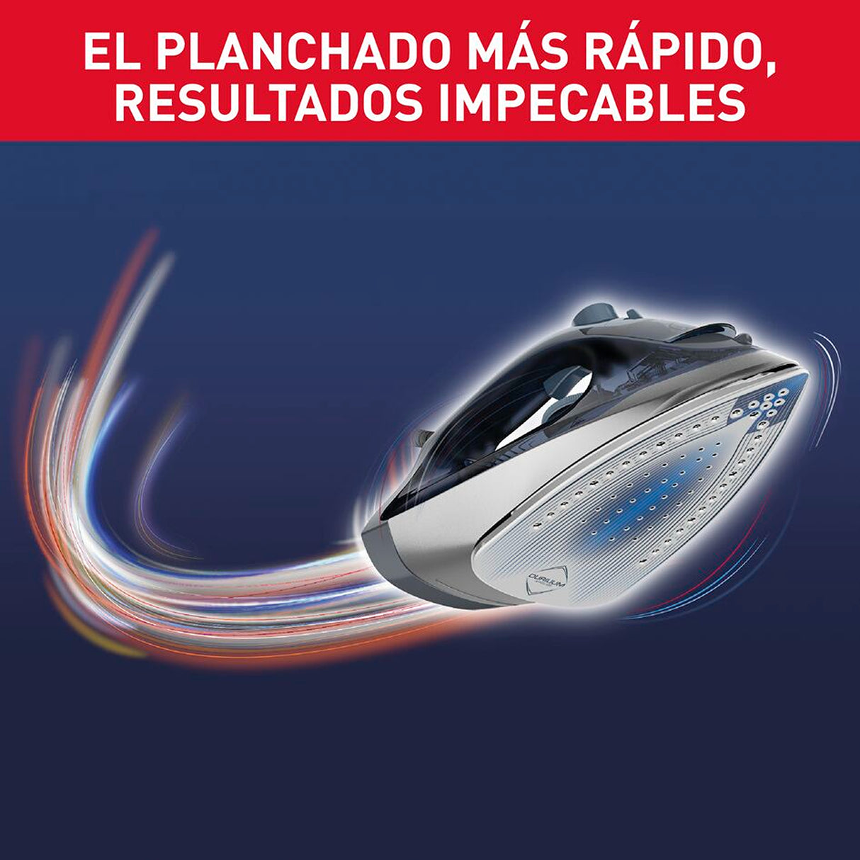 Plancha de Vapor para Ropa T - Fal Express Gris y Blanco 30x15cm con Dispensador de Agua y Apagado Automático - PLANCHAS | Bylmo