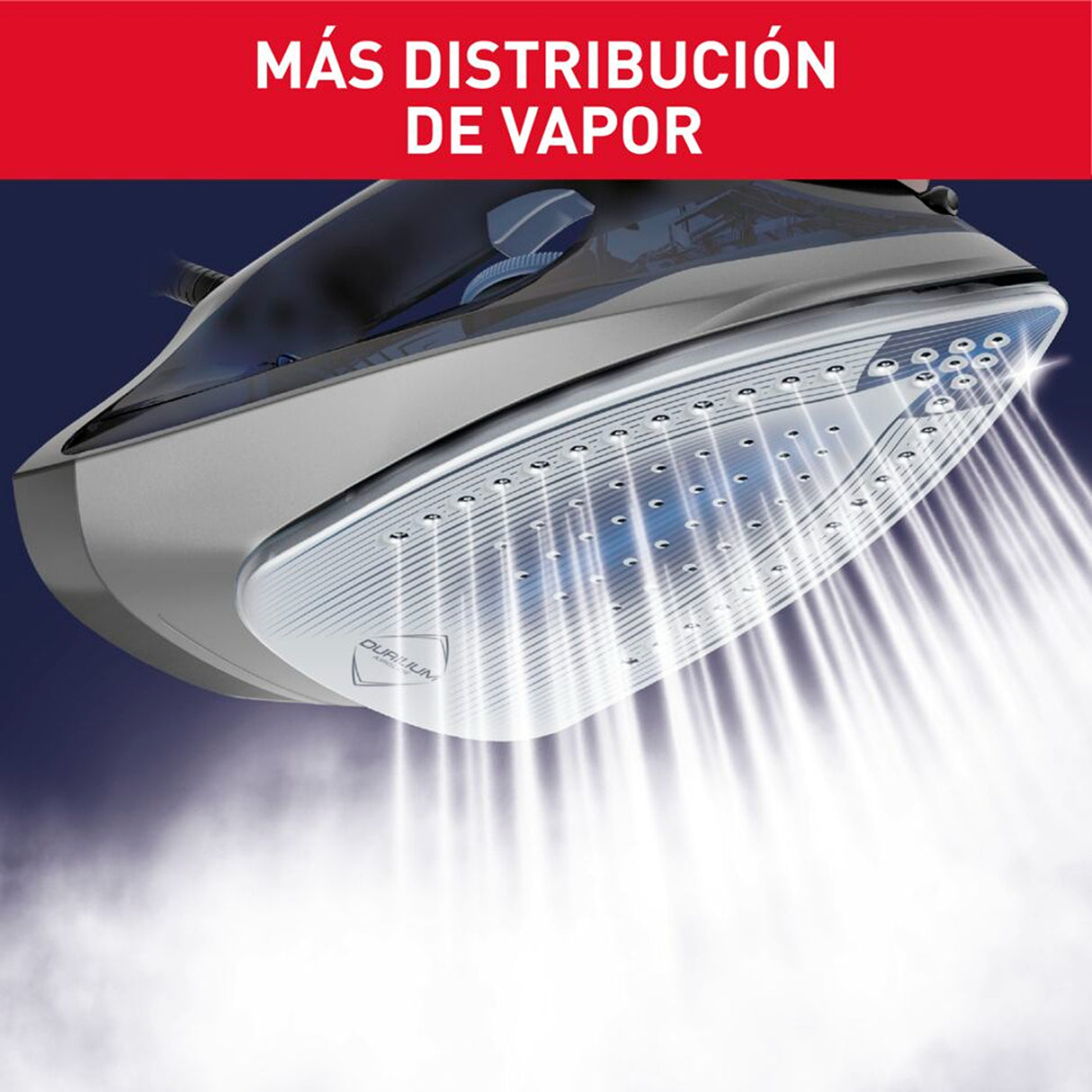 Plancha de Vapor para Ropa T - Fal Express Gris y Blanco 30x15cm con Dispensador de Agua y Apagado Automático - PLANCHAS | Bylmo