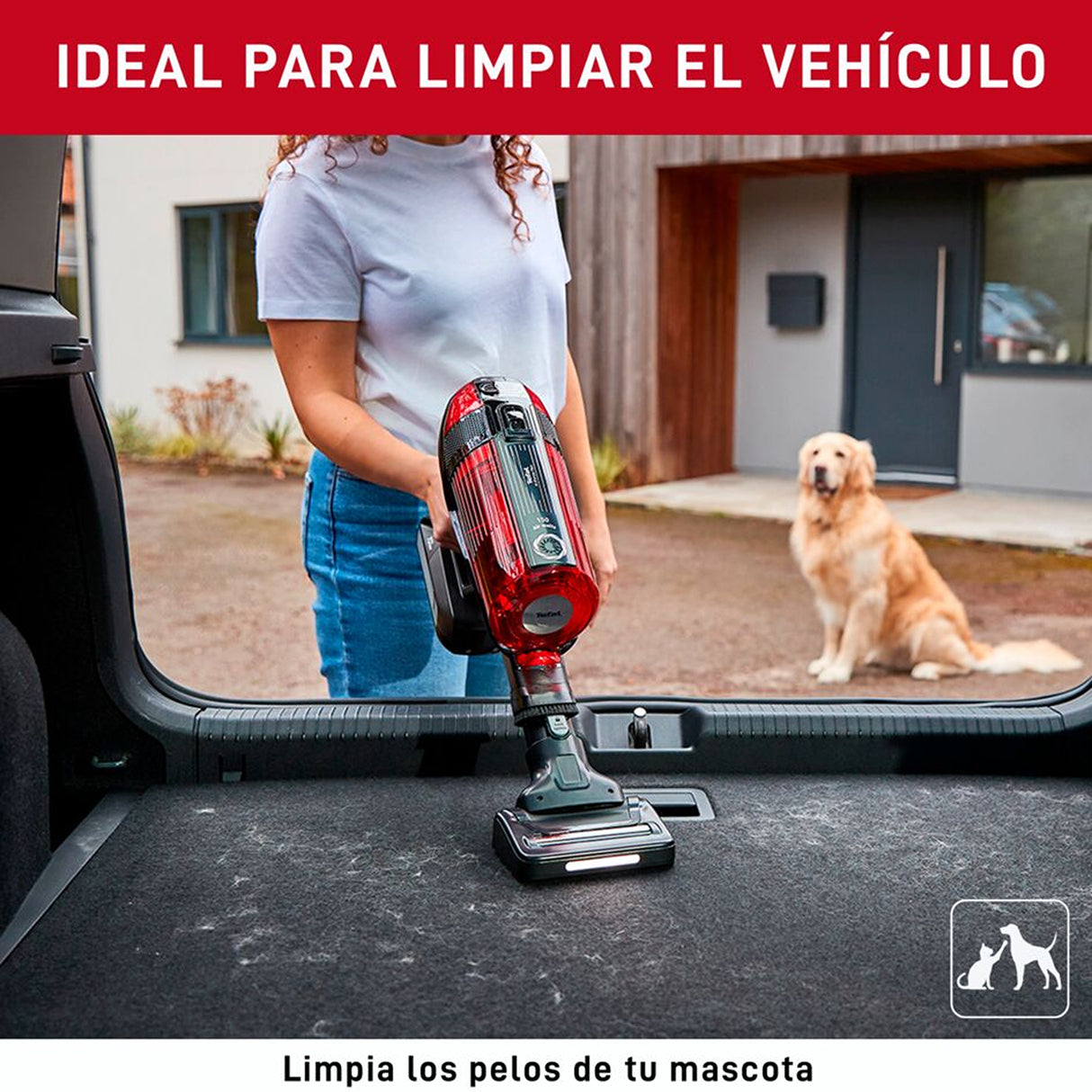 Aspiradora Inalámbrica T - Fal X - Force Flex Negro 25.1x115cm de 0.9 Litros - ASPIRADORAS | Bylmo