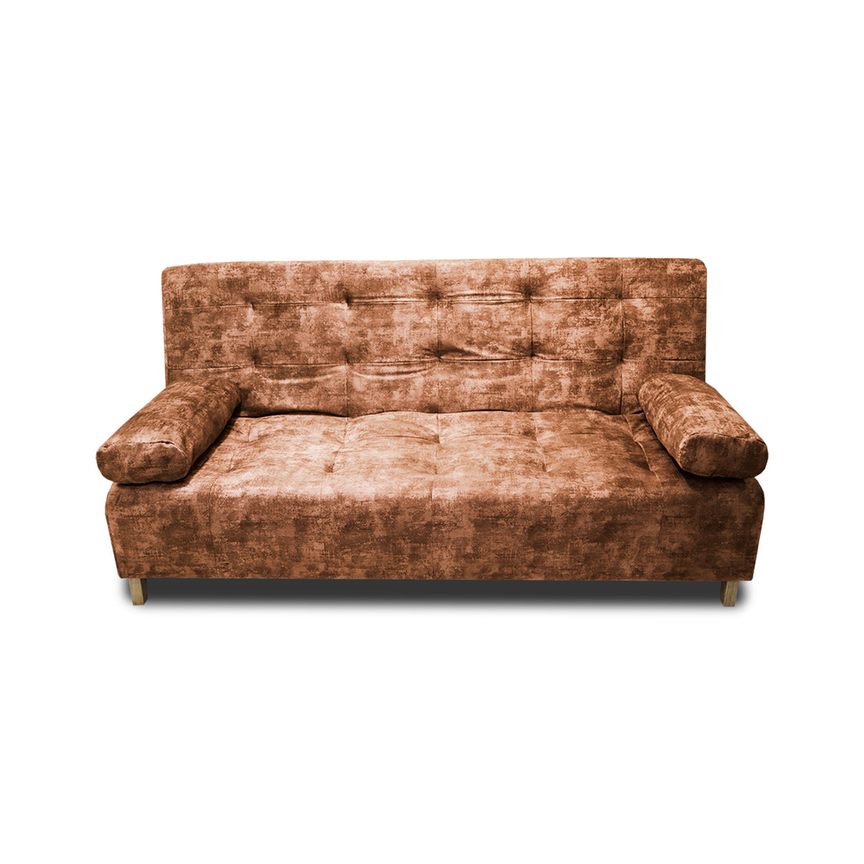 Sofá Cama Seiler Camel 180x94cm Reclinable de Tela Amigable con Mascotas de Tres Puestos con Apoya Brazos - SOFAS Y POLTRONAS | Bylmo